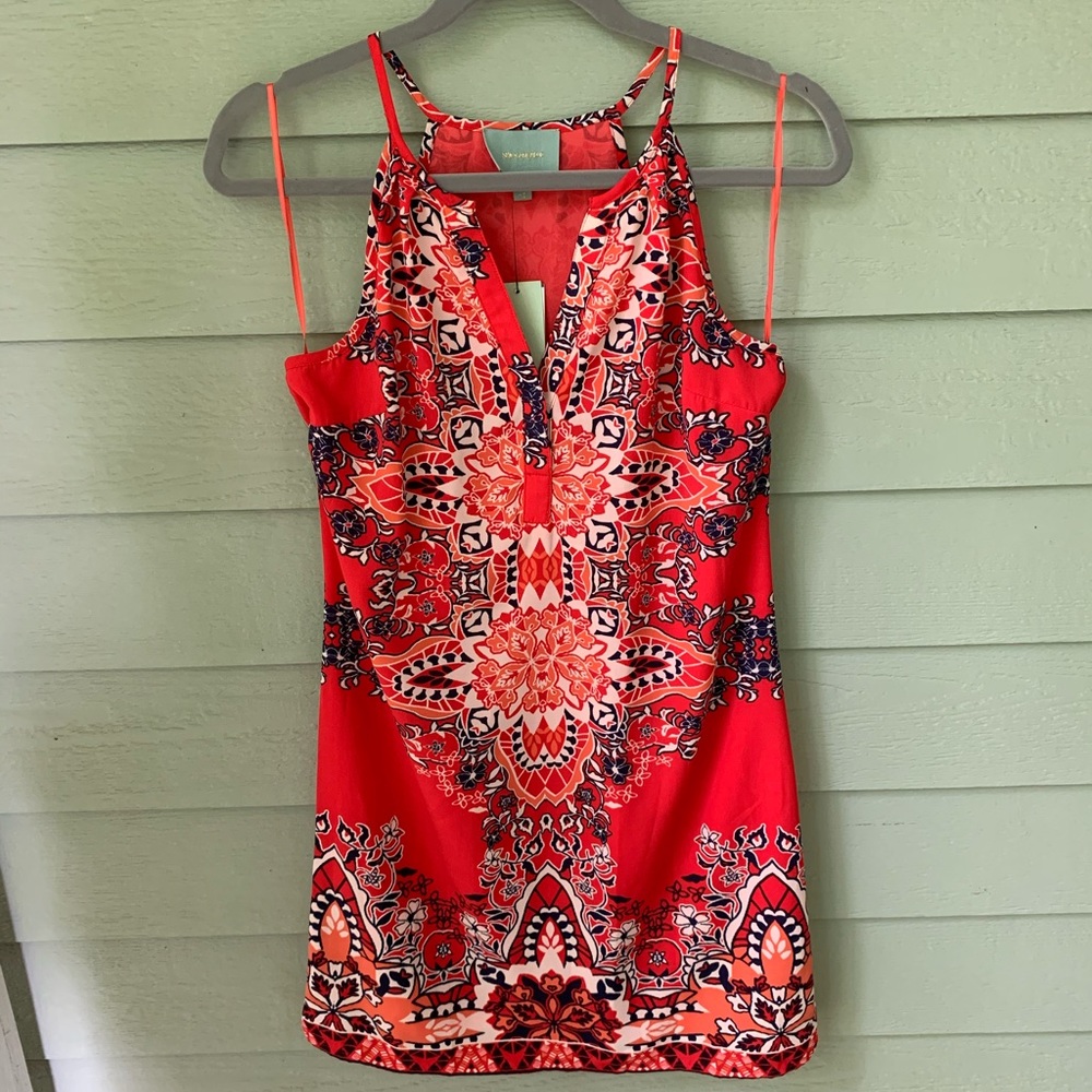 Pink Patterned Summer Dress